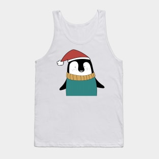 Cute handdrawn Penquin Tank Top